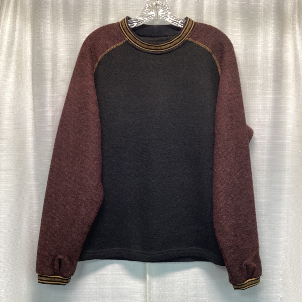 Kuhl Alfpaca Fleece Mens Medium Crewneck Pullover Sweater Gray Gorpcore Outdoors